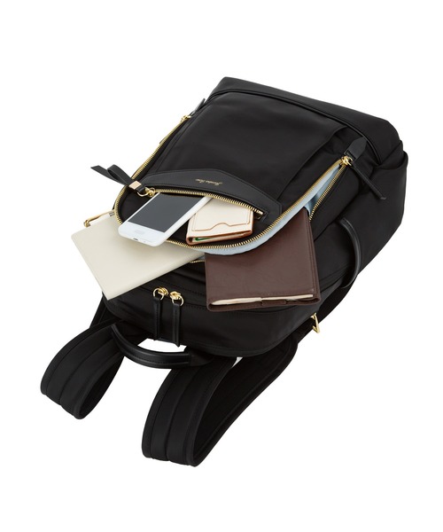 Jewelna Rose(ジュエルナローズ)の「リラ リュックサック A4/13.3インチPCサイズ 16361(バックパック/リュック・レディース・ブラック/グレー・FREE)」の17枚目の写真