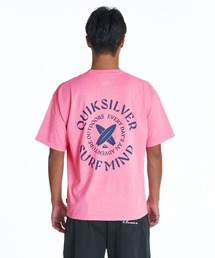 QUIKSILVER メンズ SURF MIND ST 半袖Tシャツ バックプリント ルーズフィット【2026年夏モデル】