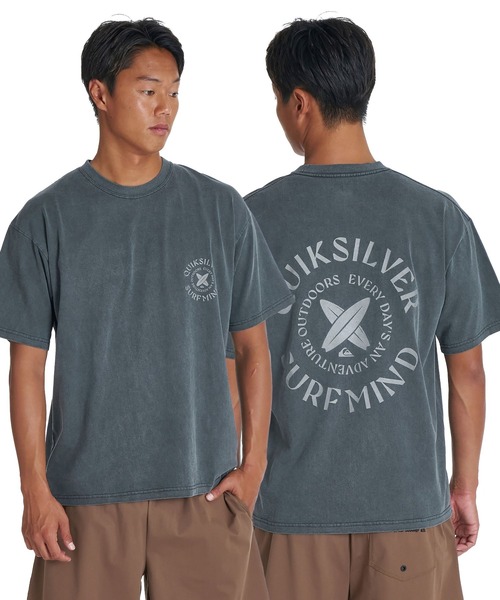 Quiksilver(クイックシルバー)の「QUIKSILVER メンズ SURF MIND ST 半袖Tシャツ バックプリント ルーズフィット【2026年夏モデル】(Tシャツ/カットソー・メンズ・ホワイト/ブラック/ピンク・LARGE/MEDIUM/SMALL/X-LARGE)」の2枚目の写真