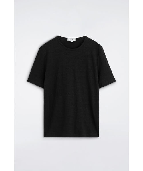 COS(コス)の「リネンTシャツ(Tシャツ/カットソー・メンズ・ブラック系その他/ネイビー/ブラック・XL/XS/S/M/L)」の18枚目の写真