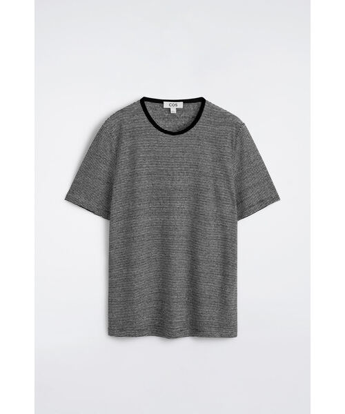 COS(コス)の「リネンTシャツ(Tシャツ/カットソー・メンズ・ブラック系その他/ネイビー/ブラック・XL/XS/S/M/L)」の11枚目の写真