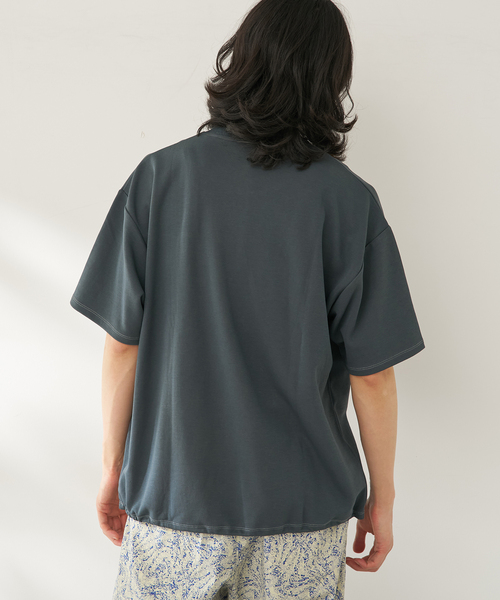 B.C STOCK(ベーセーストック)の「ライトコンフォート カラークルー(Tシャツ/カットソー・メンズ・ベージュ/カーキ/ホワイト/チャコールグレー・MEDIUM/LARGE)」の7枚目の写真