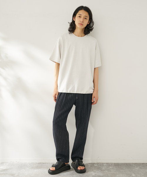 B.C STOCK(ベーセーストック)の「ライトコンフォート カラークルー(Tシャツ/カットソー・メンズ・ベージュ/カーキ/ホワイト/チャコールグレー・MEDIUM/LARGE)」の8枚目の写真