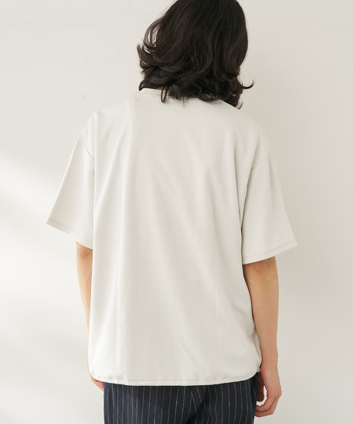 B.C STOCK(ベーセーストック)の「ライトコンフォート カラークルー(Tシャツ/カットソー・メンズ・ベージュ/カーキ/ホワイト/チャコールグレー・MEDIUM/LARGE)」の11枚目の写真