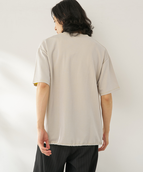 B.C STOCK(ベーセーストック)の「ライトコンフォート カラークルー(Tシャツ/カットソー・メンズ・ベージュ/カーキ/ホワイト/チャコールグレー・MEDIUM/LARGE)」の15枚目の写真