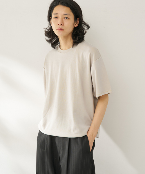 B.C STOCK(ベーセーストック)の「ライトコンフォート カラークルー(Tシャツ/カットソー・メンズ・ベージュ/カーキ/ホワイト/チャコールグレー・MEDIUM/LARGE)」の16枚目の写真