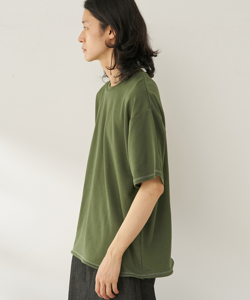 B.C STOCK(ベーセーストック)の「ライトコンフォート カラークルー(Tシャツ/カットソー・メンズ・ベージュ/カーキ/ホワイト/チャコールグレー・MEDIUM/LARGE)」の19枚目の写真