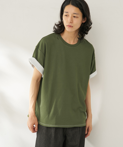 B.C STOCK(ベーセーストック)の「ライトコンフォート カラークルー(Tシャツ/カットソー・メンズ・ベージュ/カーキ/ホワイト/チャコールグレー・MEDIUM/LARGE)」の21枚目の写真