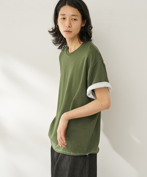 B.C STOCK(ベーセーストック)の「ライトコンフォート カラークルー(Tシャツ/カットソー・メンズ・ベージュ/カーキ/ホワイト/チャコールグレー・MEDIUM/LARGE)」の22枚目の写真