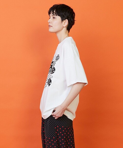 FRAPBOIS(フラボア)の「フォームドットTシャツ(Tシャツ/カットソー・レディース・ホワイト/グリーン・1/2)」の11枚目の写真