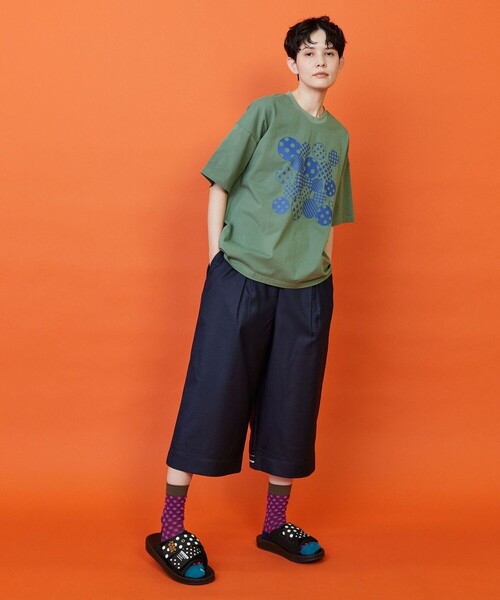 FRAPBOIS(フラボア)の「フォームドットTシャツ(Tシャツ/カットソー・レディース・ホワイト/グリーン・1/2)」の9枚目の写真