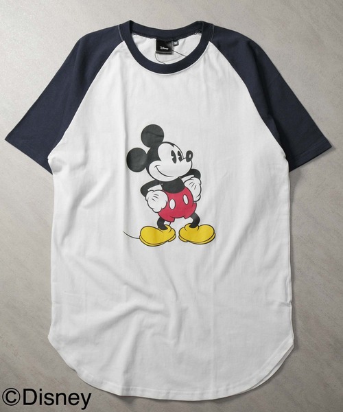 セール】【Disney/MICKEY MOUSE 】ミッキー ラグラン T(M26-100)（T