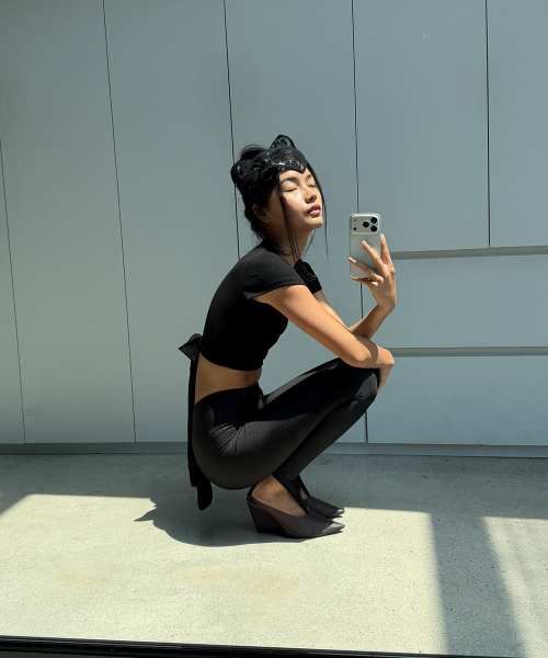 ODOR(オドー)の「Mellow cardigan - Black(Tシャツ/カットソー・レディース・その他・FREE)」の5枚目の写真