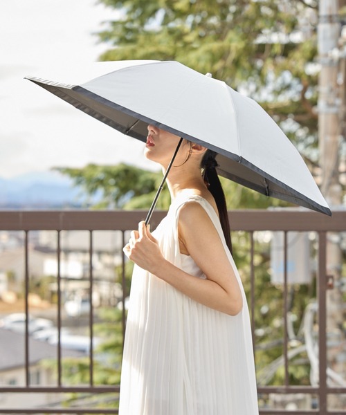 セール】遮光100％ 遮熱 晴雨兼用 折りたたみ日傘 ”フワクール