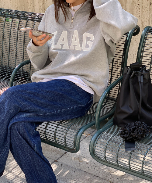 haag(ヘイグ)の「a haag half zip-up (grey)(スウェット・レディース・その他・FREE)」の6枚目の写真