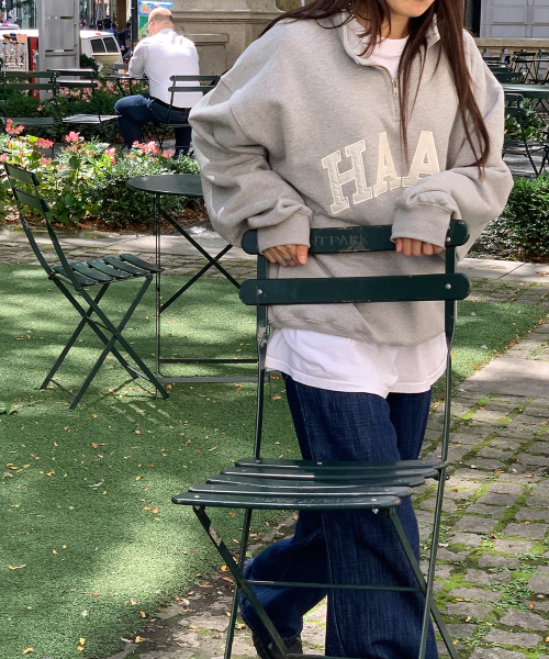 haag(ヘイグ)の「a haag half zip-up (grey)(スウェット・レディース・その他・FREE)」の10枚目の写真