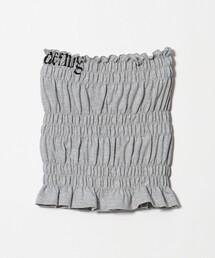 6 | 【別注】<Ruro for 6>SHIRRING TUBE TOP GRAY/チューブトップ(チューブトップ)