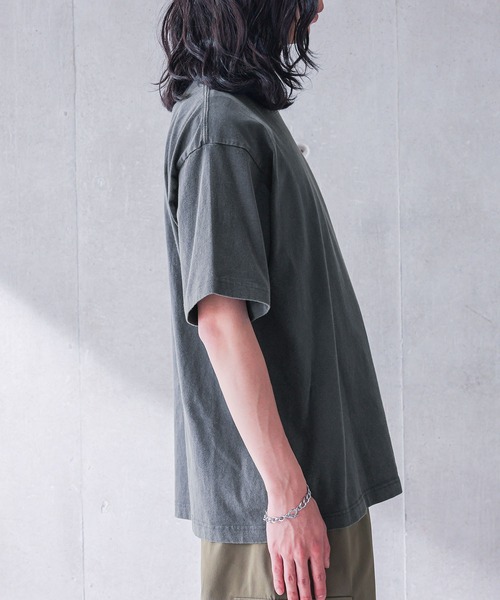Champion(チャンピオン)の「【Champion】ピグメントロゴ刺繍Tシャツ(Tシャツ/カットソー・メンズ・ブラック/ネイビー・M/L/XL)」の17枚目の写真