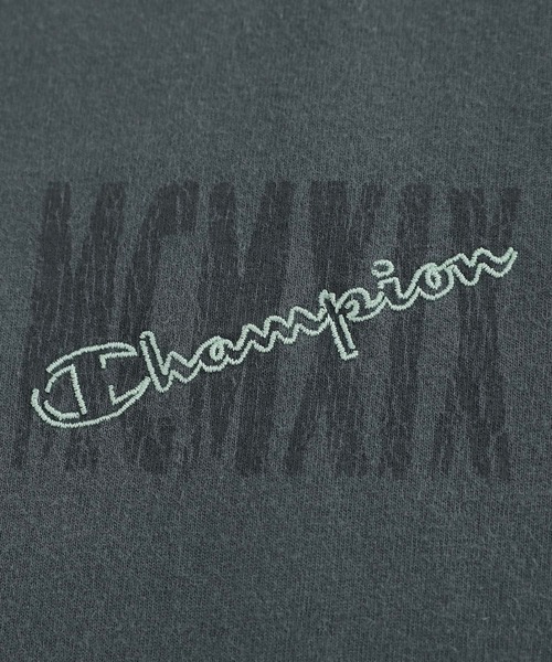Champion(チャンピオン)の「【Champion】ピグメントロゴ刺繍Tシャツ(Tシャツ/カットソー・メンズ・ブラック/ネイビー・M/L/XL)」の10枚目の写真