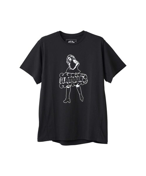 HYSTERIC GLAMOUR(ヒステリックグラマー)の「VIXEN GIRL ファンクショナルTシャツ(Tシャツ/カットソー・メンズ・ネイビー/ベージュ/ブラック・SMALL/LARGE/MEDIUM/X-LARGE)」の2枚目の写真
