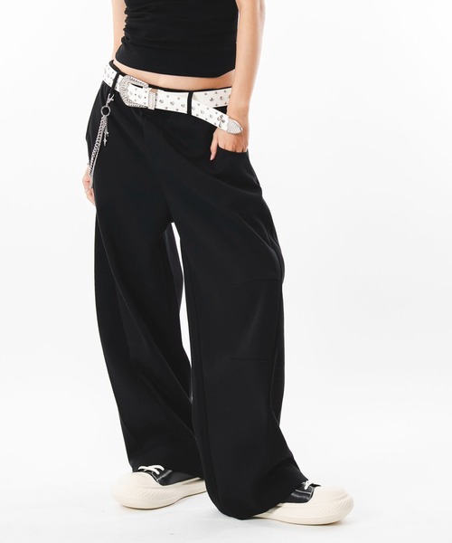 SHORT ROUND(ショートラウンド)の「SHORT ROUND/【26年春夏新作】ライトスウェットカバーフィットパンツ(スウェットパンツ・メンズ・グレー/その他1/ブラック・LARGE/MEDIUM)」の10枚目の写真