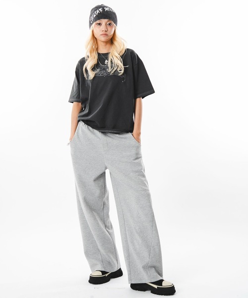 SHORT ROUND(ショートラウンド)の「SHORT ROUND/【26年春夏新作】ライトスウェットカバーフィットパンツ(スウェットパンツ・メンズ・グレー/その他1/ブラック・LARGE/MEDIUM)」の13枚目の写真