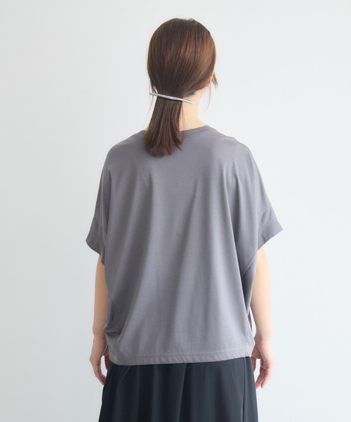 KATHARINE ROSS（キャサリンロス）の「3D箔ロゴTシャツ（Tシャツ/カットソー・レディース・チャコールグレー/オフホワイト・FREE）」の18枚目の写真