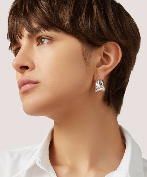 JENNYBIRD(ジェニーバード)の「【JENNY BIRD/ジェニーバード】ティアドロップ ピアス ぷっくり Paige Puff Earrings(ピアス(両耳用)・レディース・シルバー/ゴールド・FREE)」の9枚目の写真