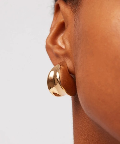 JENNYBIRD(ジェニーバード)の「【JENNY BIRD/ジェニーバード】ティアドロップ ピアス ぷっくり Paige Puff Earrings(ピアス(両耳用)・レディース・シルバー/ゴールド・FREE)」の6枚目の写真