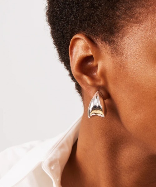 JENNYBIRD(ジェニーバード)の「【JENNY BIRD/ジェニーバード】ティアドロップ ピアス ぷっくり Paige Puff Earrings(ピアス(両耳用)・レディース・シルバー/ゴールド・FREE)」の10枚目の写真