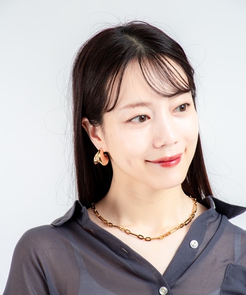 JENNYBIRD(ジェニーバード)の「【JENNY BIRD/ジェニーバード】ティアドロップ ピアス ぷっくり Paige Puff Earrings(ピアス(両耳用)・レディース・シルバー/ゴールド・FREE)」の12枚目の写真