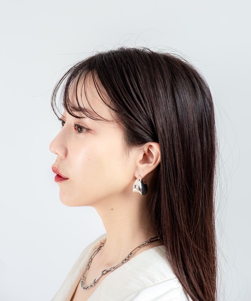 JENNYBIRD(ジェニーバード)の「【JENNY BIRD/ジェニーバード】ティアドロップ ピアス ぷっくり Paige Puff Earrings(ピアス(両耳用)・レディース・シルバー/ゴールド・FREE)」の15枚目の写真