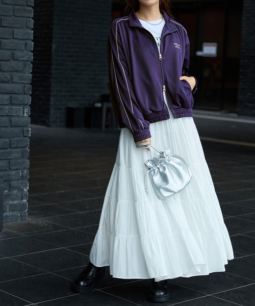 UMBRO(アンブロ)の「【UMBRO/アンブロ】限定 トラックジャケット(ブルゾン・レディース・ネイビー/ブラック・M/L/LL)」の13枚目の写真