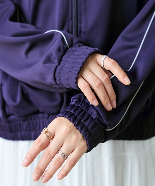 UMBRO(アンブロ)の「【UMBRO/アンブロ】限定 トラックジャケット(ブルゾン・レディース・ネイビー/ブラック・M/L/LL)」の17枚目の写真