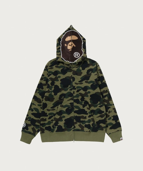 1ST CAMO 2ND APE FULL ZIP HOODIE（パーカー）｜A BATHING APE（ア