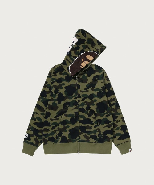 1ST CAMO 2ND APE FULL ZIP HOODIE（パーカー）｜A BATHING APE（ア