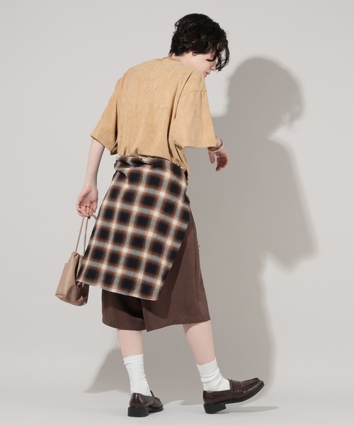 GEORGE'S（ジョージズ）の「ドロストスエードプルオーバー（Tシャツ/カットソー・レディース・ベージュ/イエロー/ブラウン・FREE）」の13枚目の写真