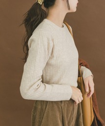 ITEMS URBANRESEARCH | 『洗濯可』フワフワクルーネックリブニット(ニット/セーター)