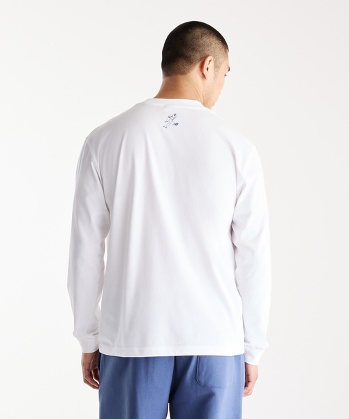 NEW BALANCE(ニューバランス)の「大谷翔平オールウェイズオングラフィックロングスリーブTシャツ(Tシャツ/カットソー・メンズ・ホワイト/ブラック/ヘザーグレー・X-LARGE/LARGE/XX-LARGE/MEDIUM/SMALL/XXX-LARGE)」の12枚目の写真