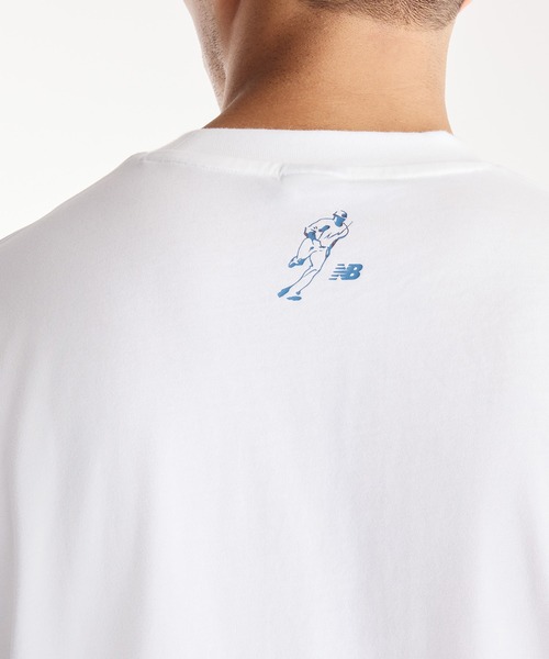 NEW BALANCE(ニューバランス)の「大谷翔平オールウェイズオングラフィックロングスリーブTシャツ(Tシャツ/カットソー・メンズ・ホワイト/ブラック/ヘザーグレー・X-LARGE/LARGE/XX-LARGE/MEDIUM/SMALL/XXX-LARGE)」の14枚目の写真