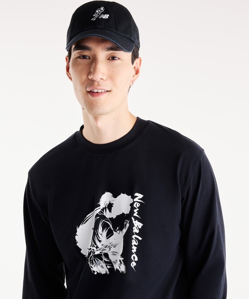 NEW BALANCE(ニューバランス)の「大谷翔平オールウェイズオングラフィックロングスリーブTシャツ(Tシャツ/カットソー・メンズ・ホワイト/ブラック/ヘザーグレー・X-LARGE/LARGE/XX-LARGE/MEDIUM/SMALL/XXX-LARGE)」の6枚目の写真
