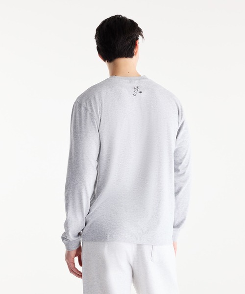 NEW BALANCE(ニューバランス)の「大谷翔平オールウェイズオングラフィックロングスリーブTシャツ(Tシャツ/カットソー・メンズ・ホワイト/ブラック/ヘザーグレー・X-LARGE/LARGE/XX-LARGE/MEDIUM/SMALL/XXX-LARGE)」の9枚目の写真