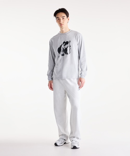 NEW BALANCE(ニューバランス)の「大谷翔平オールウェイズオングラフィックロングスリーブTシャツ(Tシャツ/カットソー・メンズ・ホワイト/ブラック/ヘザーグレー・X-LARGE/LARGE/XX-LARGE/MEDIUM/SMALL/XXX-LARGE)」の4枚目の写真