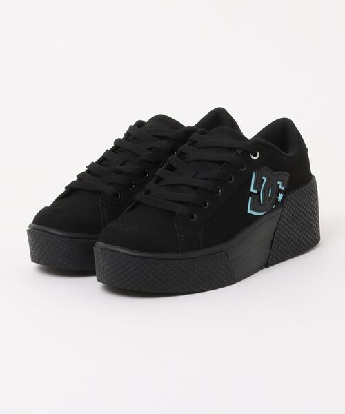 DC SHOES(ディーシーシューズ)の「DC SHOES ウィメンズ WS CHELSEA LITE WEDGE シューズ 【2026年秋冬モデル】/ボリュームソールスニーカー(スニーカー・レディース・ブラック系その他/ホワイト系その他2・23.5cm/24cm/24.5cm/25cm)」の1枚目の写真