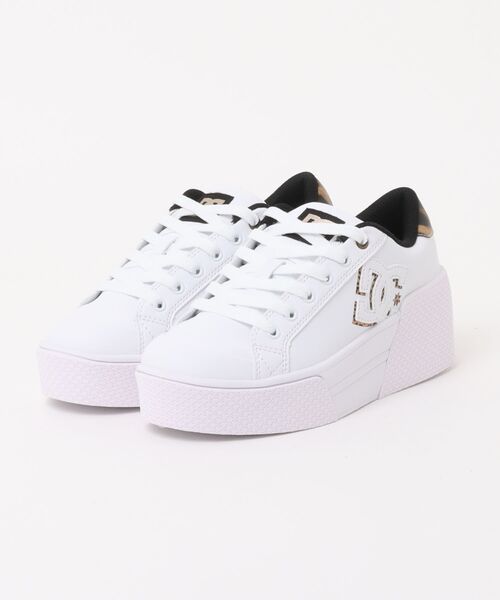 DC SHOES(ディーシーシューズ)の「DC SHOES ウィメンズ WS CHELSEA LITE WEDGE シューズ 【2026年秋冬モデル】/ボリュームソールスニーカー(スニーカー・レディース・ブラック系その他/ホワイト系その他2・23.5cm/24cm/24.5cm/25cm)」の2枚目の写真