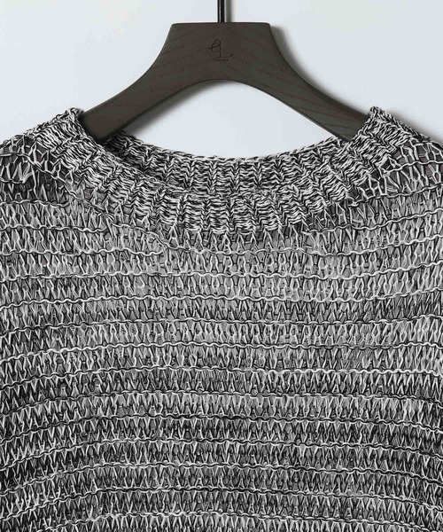 eL(エル)の「【eL】3G Mesh Knit Pullover/1052791(ニット/セーター・レディース・ブラック系その他/ホワイト系その他/レッド系その他・FREE)」の13枚目の写真