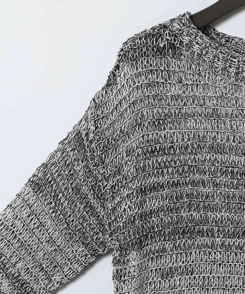 eL(エル)の「【eL】3G Mesh Knit Pullover/1052791(ニット/セーター・レディース・ブラック系その他/ホワイト系その他/レッド系その他・FREE)」の14枚目の写真