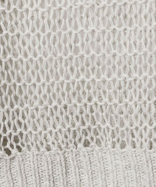 eL(エル)の「【eL】3G Mesh Knit Pullover/1052791(ニット/セーター・レディース・ブラック系その他/ホワイト系その他/レッド系その他・FREE)」の9枚目の写真