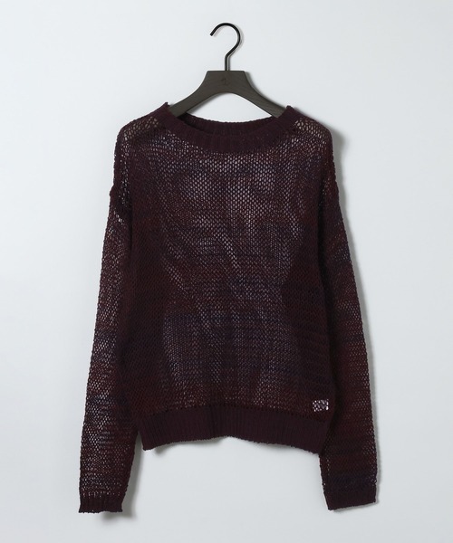 eL(エル)の「【eL】3G Mesh Knit Pullover/1052791(ニット/セーター・レディース・ブラック系その他/ホワイト系その他/レッド系その他・FREE)」の10枚目の写真