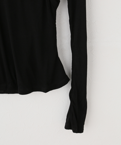 JOURNAL STANDARD(ジャーナルスタンダード)の「【COMME SI STUDIO/コムシスタジオ】 Nuance Arrange Top(Tシャツ/カットソー・レディース・ブラック/アイボリー・FREE)」の11枚目の写真